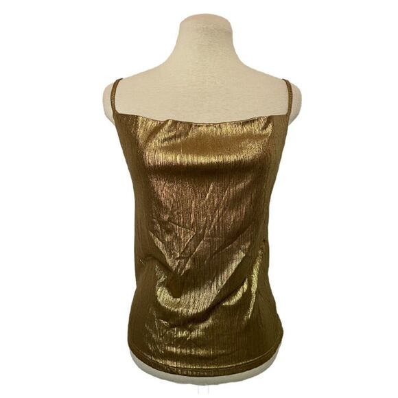 Bishop+ Young Gold Shimmer Cami Top Size XS - Picture 4 of 7